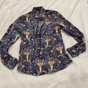 Paisley & Gray Blue Paisley Dress Shirt